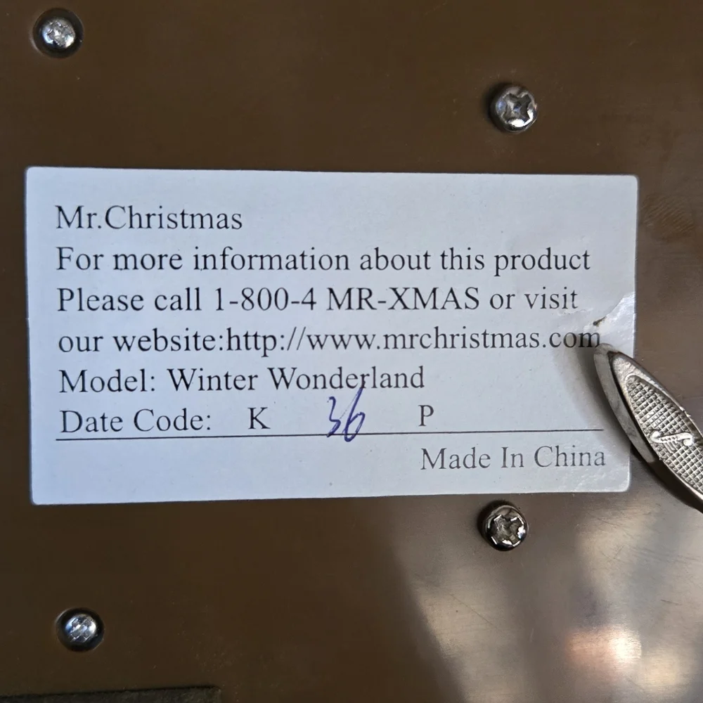 Cannonball Express Mr. Christmas train music box Vintage - Picture 5 of 5